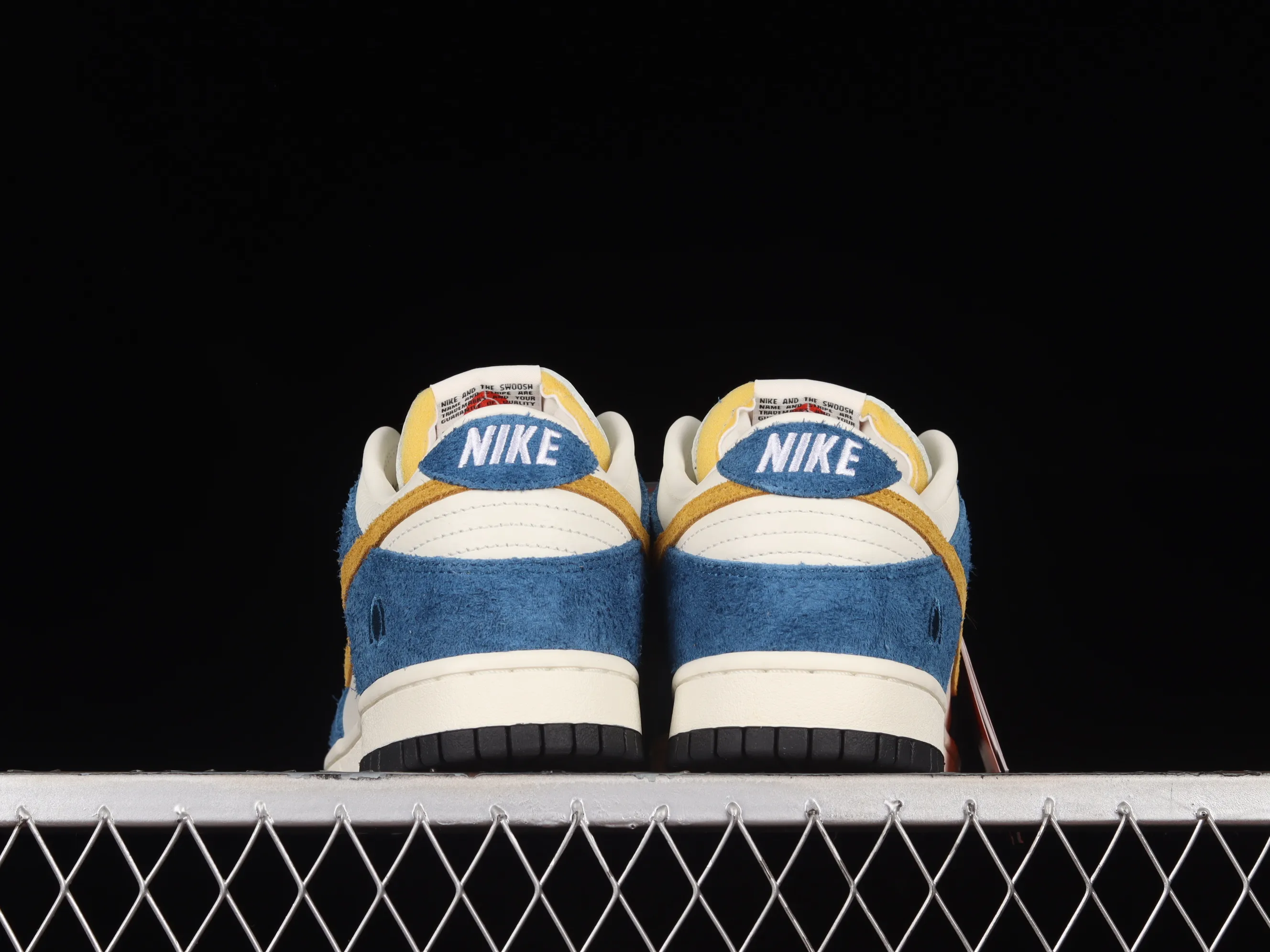All categories Nk SB Dunk Series Nk SB Dunk Low low-top sneakers M version pure original Kasina x Nk SB Dunk Low joint model blue and yellow retro low-top casual sports skateboard shoes CZ6501-100